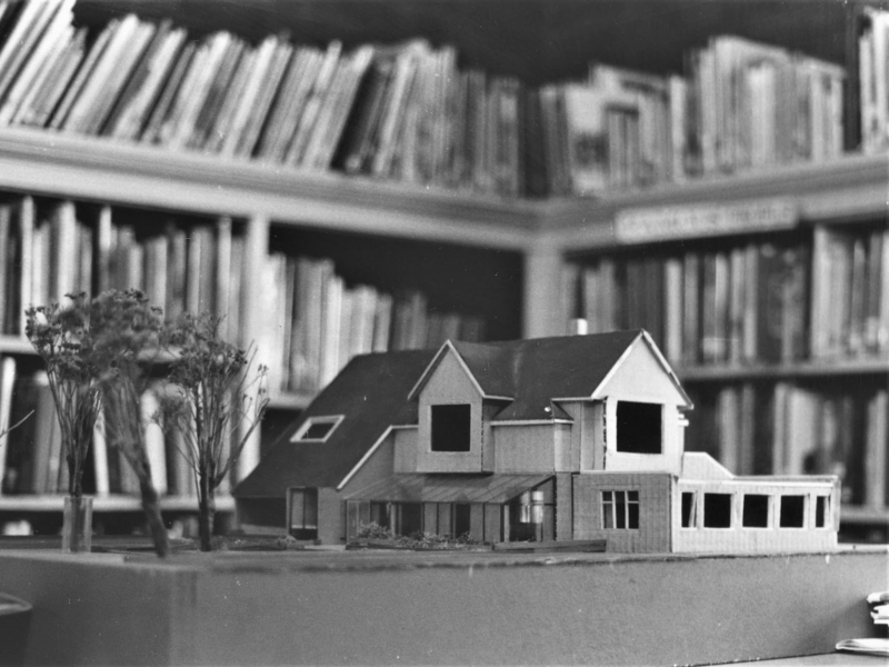 Proposed model of Main Street post renovations 1977