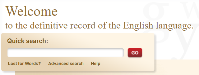 Quick Search Box-Main Page