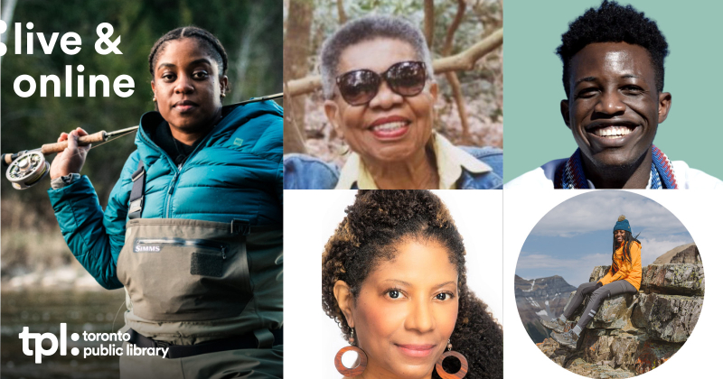 A collage of five speakers from the program Blackness in the Environmental Movement. A collage of five speakers from the program Blackness in the Environmental Movement.