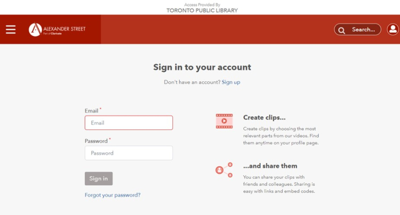 Create Account