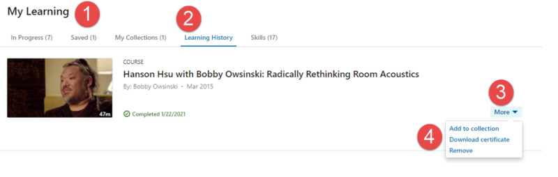 Certificates of Completion