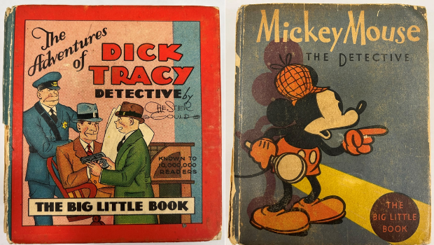 Cover of The Adventures of Dick Tracy Detective and Mickey Mouse the Detective