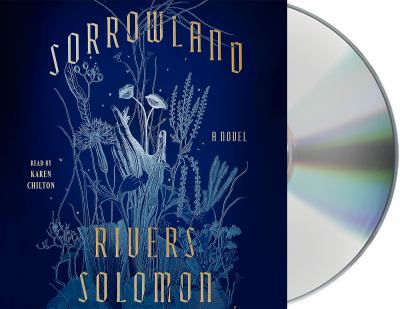 Cover of Sorrowland - CD edition: illustration of pale, glowing fauna against a deep blue background.  