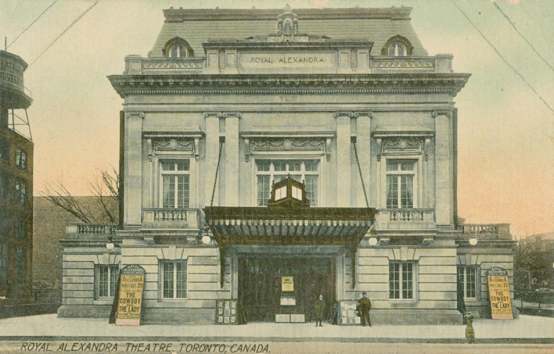Illustrated postcard of Royal Alexandra Theatre