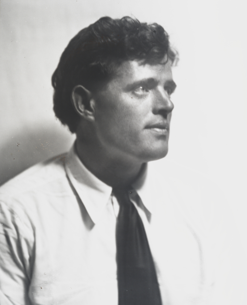 Portrait photograph of Jack London Portrait photograph of Jack London