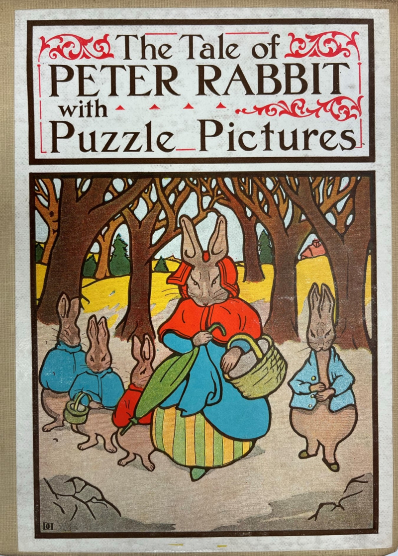 Cover of The Tale of Peter Rabbit with Puzzle Pictures