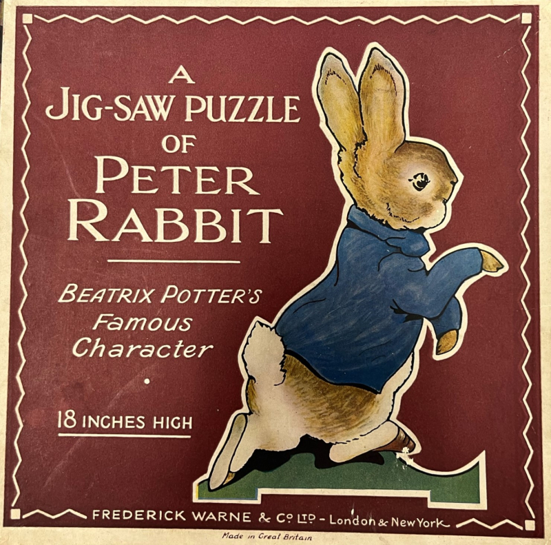 Box for A Jig-saw Puzzle of Peter Rabbit