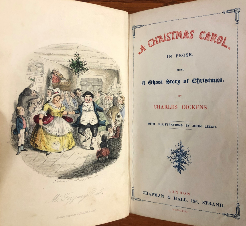 A Christmas Carol first edition title page