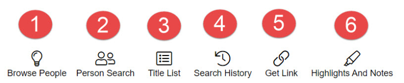 Biography In Context Main Page Icons Biography In Context Main Page Icons