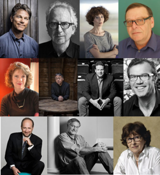 Upcoming winter Bram & Bluma Appel Salon lineup (L-R from top): John Vaillant, Peter Carey, Miranda July, Guy Vanderhaeghe, Jane Urquhart, Kazuo Ishiguro, Albert Schultz, Andrew Morton, Dr. Norman Doidge, Erik Larson, Louise Arbour. 