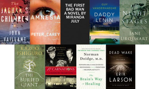 Book covers of upcoming Appel Salon speakers