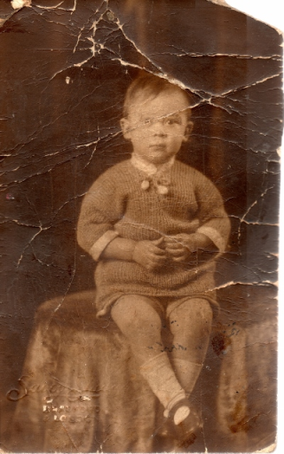 damaged photographic print