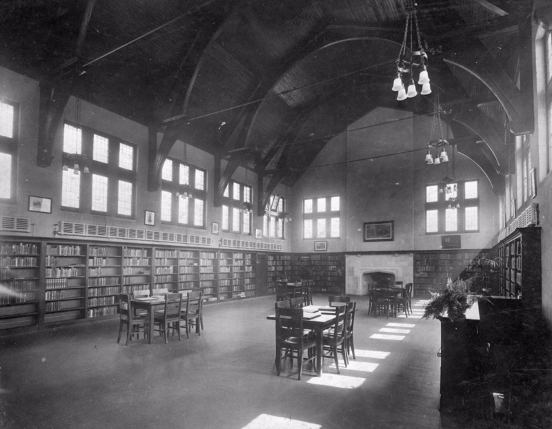 Wychwood Branch main floor adult area circa 1916