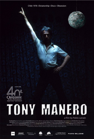 Tony Manero DVD Raúl Peralta, a middle-aged criminal in 1970's Chile, is obsessed with the idea of impersonating Tony Manero, John Travolta's character in Saturday Night Fever. Every Saturday evening, he unleashes his passion for the film's music by imitating his idol and leading a small group of dancers as they perform at a bar in the outskirts of the city. His dream of being recognized as a successful showbiz star is about to become a reality when a Tony Manero impersonating contest is announced on national television. However, his obsession to reproduce his idol's likeness and perfect his act drives him to commit a series of violent crimes and thefts, leading to shocking violence and murder.
