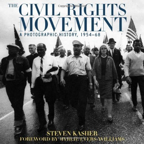 The civil rights movement a photographic history, 1954-68:With a striking selection of images and a lively, informative text, Steven Kasher captures the danger, drama, and bravery of the civil rights movement. After an introduction explaining the significance of photography to the movement, the text in this important book proceeds from the Montgomery bus boycott through the students, local, and national movements; the big marches; Freedom summer; Malcolm X; and the death of Martin Luther King. 