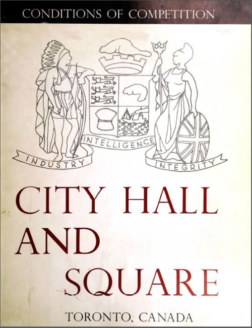 Conditions of Competition for the City Hall and Square original proposal document