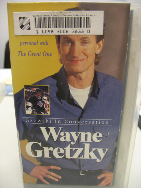 VHS Wayne Gretzky Gzowski in Conversation VHS Wayne Gretzky Gzowski in Conversation