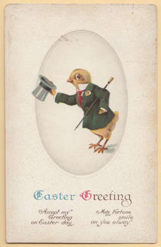 Vintage Easter Postcard