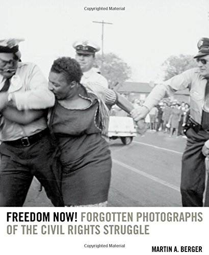 Freedom now!: Forgotten photographs of the civil rights struggle: Photographers shot millions of pictures of the black civil rights struggle between the close of World War II and the early 1970s, yet most Americans today can recall just a handful of images that look remarkably similar. In the popular imagination, the civil rights movement is remembered in dramatic photographs of protestors attacked with police dogs and fire hoses, firebombs and shotguns, tear gas and billy clubs. The most famous images of the era show black activists victimized by violent Southern whites.