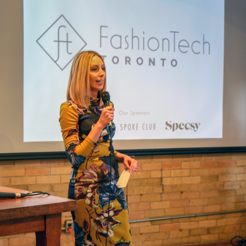 Ashley Barby founder of FashionTech Toronto Ashley Barby founder of FashionTech Toronto
