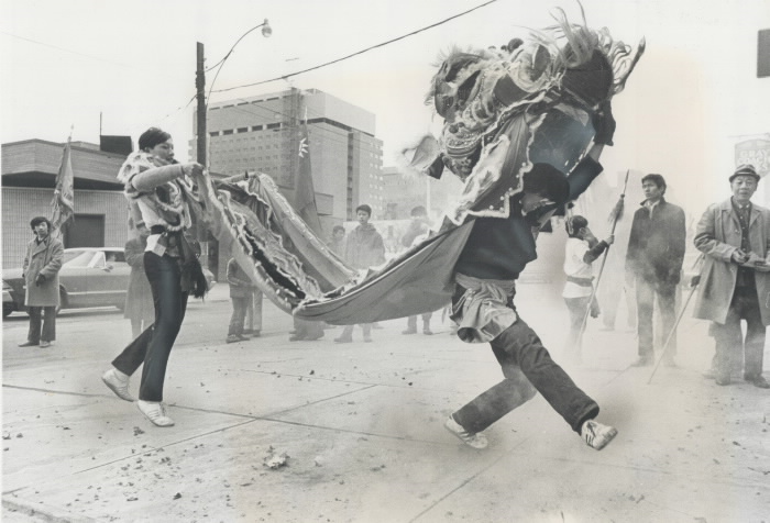 TorStar Chinese New Year - lion dance 1971