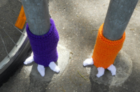 Monster feet yarn bomb by Rochelle Hartman on Flickr Monster feet yarn bomb by Rochelle Hartman on Flickr