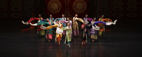 Ballet dancers from The National Ballet of China.