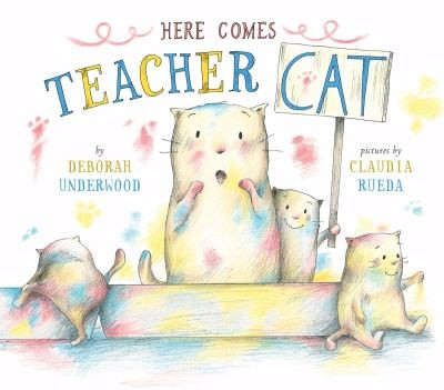 Here comes teacher cat