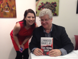 Linwood Barclay and Marijana at NYCL March 22 2016 2