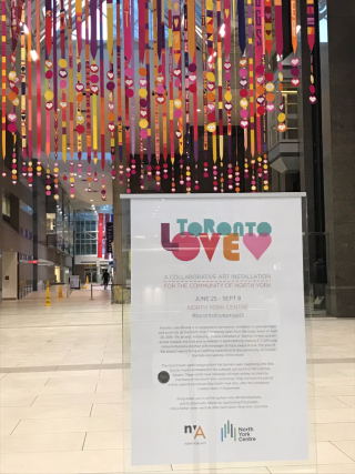 North York Centre Toronto Love Project Banners