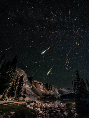 Snowy Range Perseids Meteor Shower, courtesy of David Kingman via a Creative Commons Licence Snowy Range Perseids Meteor Shower, courtesy of David Kingman via a Creative Commons Licence