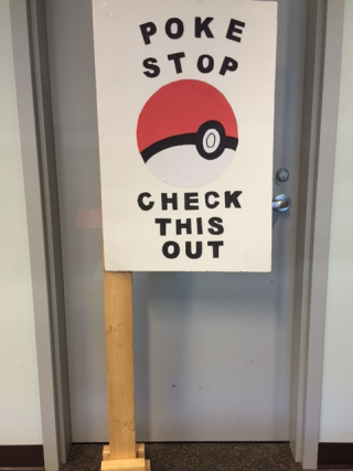 Poke stop sign at Jane/Sheppard