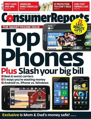 Consumer reports cover