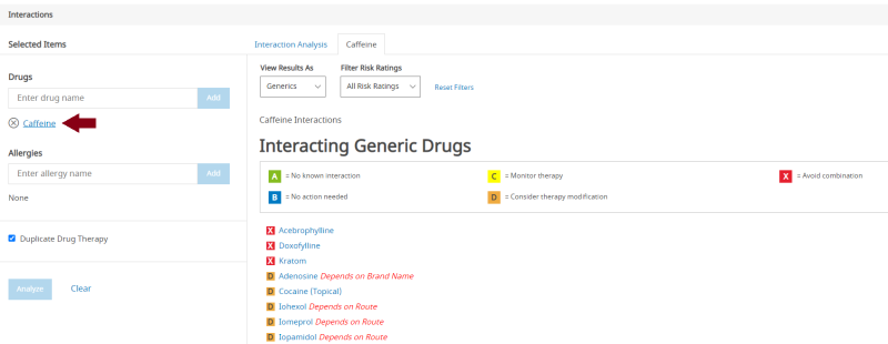 Image of search for interactions