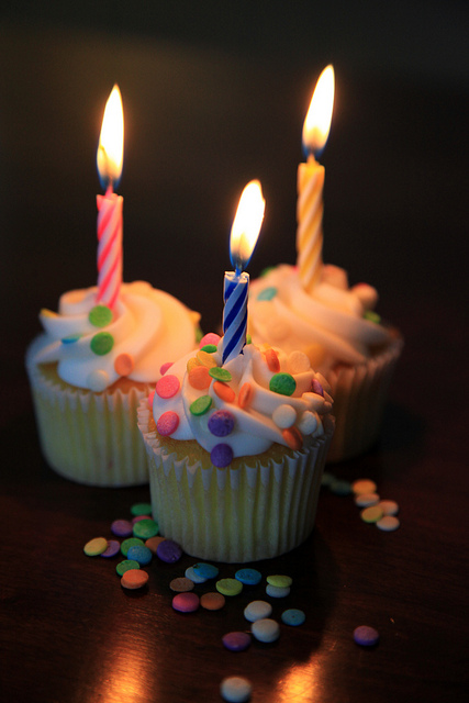 Cupcakes with Candles