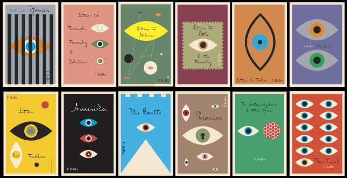 Kafka Covers by Mendelsund. Kafka Covers by Mendelsund.