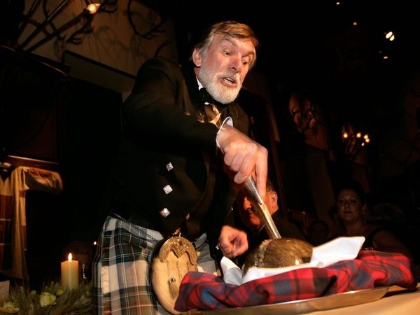 Preparing Haggis on Robert Burn's Birthday from The National Geographic