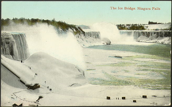 The Ice Bridge, Niagara Falls (1910) by Valentine & Sons' Publishing Co. Ltd