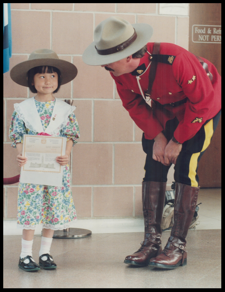 Little Mountie and new Canadian