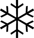 Snowflake-black