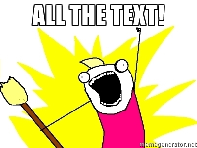 All the text!