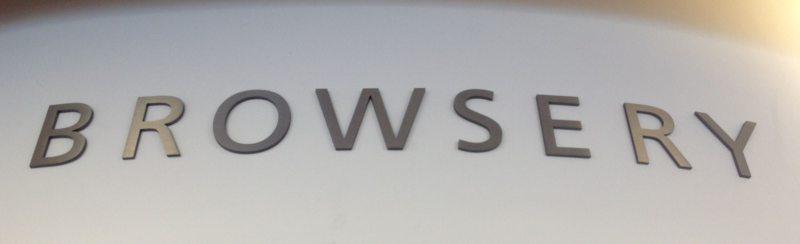 Browsery sign