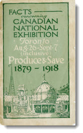 Facts concerning Canadian National Exhibition, 1918 Facts concerning Canadian National Exhibition, 1918