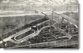 Canadian National Exhibition fairgrounds, engraving