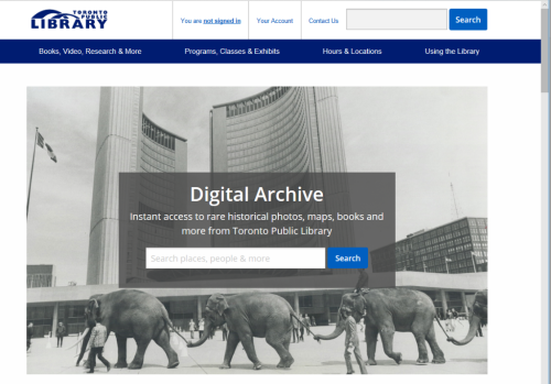 Search the Digital Archive