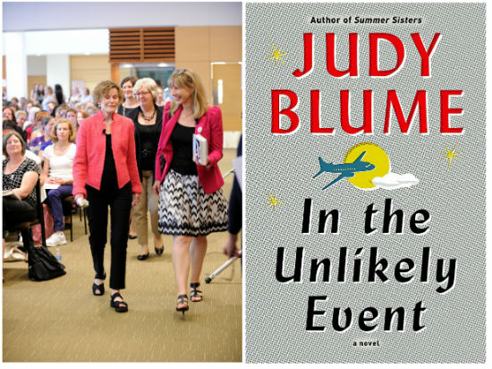 Judy Blume, Vickery Bowles, and Rachel Geise on route to the highly anticipated discussion of Blume's first novel in over a decade, In the Unlikely Event.