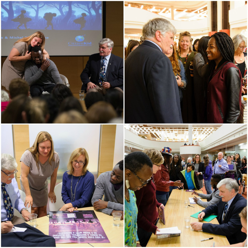 Michel Chikwanine + Romeo Dallaire Michel Chikwanine + Romeo Dallaire