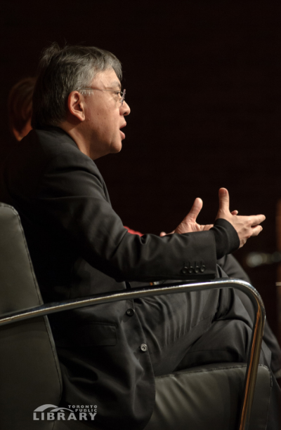 Kazuo Ishiguro discussing his new novel, The Buried Giants. Kazuo Ishiguro discussing his new novel, The Buried Giants.