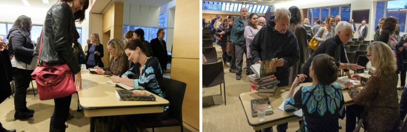 Book signing with Lori Lansens and Sara Gruen at the Appel Salon Book signing with Lori Lansens and Sara Gruen at the Appel Salon