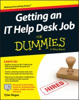 Getting an IT help desk job for dummies 